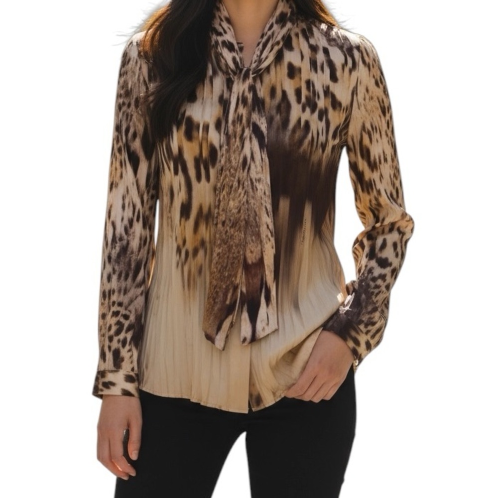 Roberto Cavalli Animal Print Blouse
